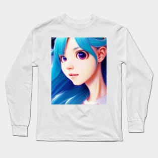 blu Long Sleeve T-Shirt